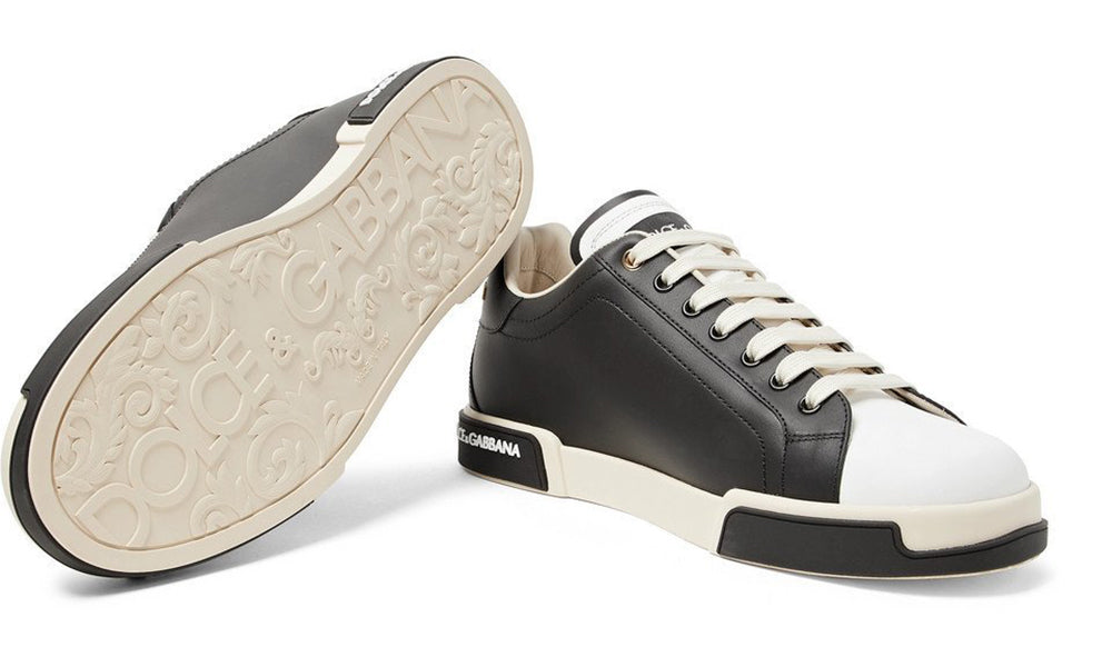 Dolce & Gabbana Leather Sneakers "Black"