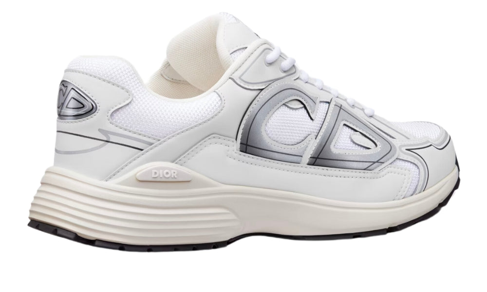 Dior B30 White Mesh And Technical Fabric Low Top Sneakers