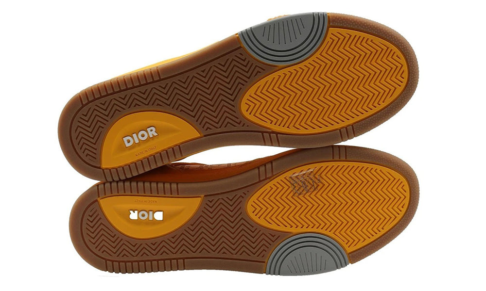 Dior World Tour B27 Low-Top Sneaker "Yellow"