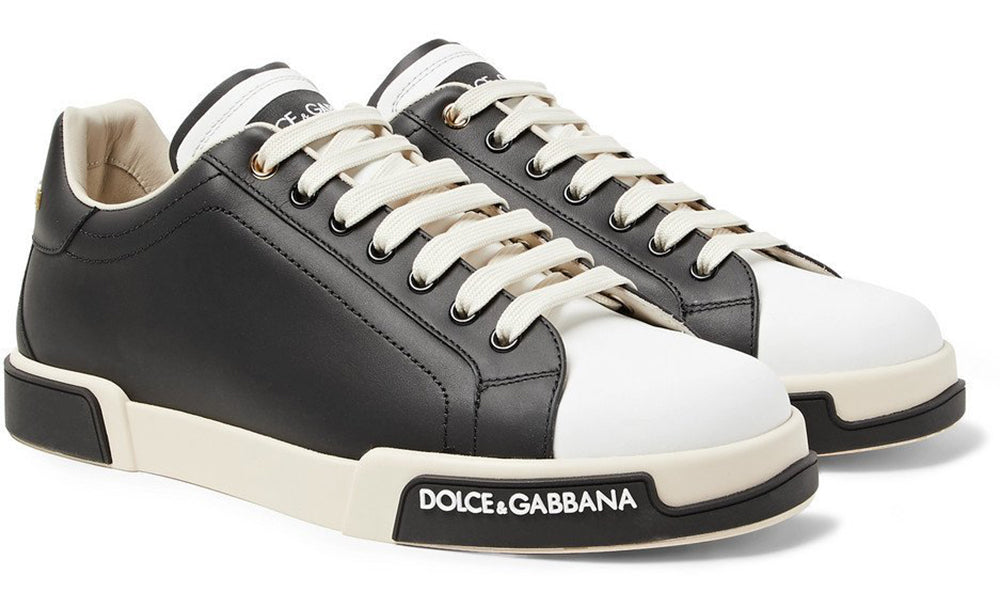 Dolce & Gabbana Leather Sneakers "Black"