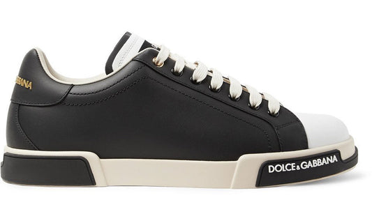 Dolce & Gabbana Leather Sneakers "Black"