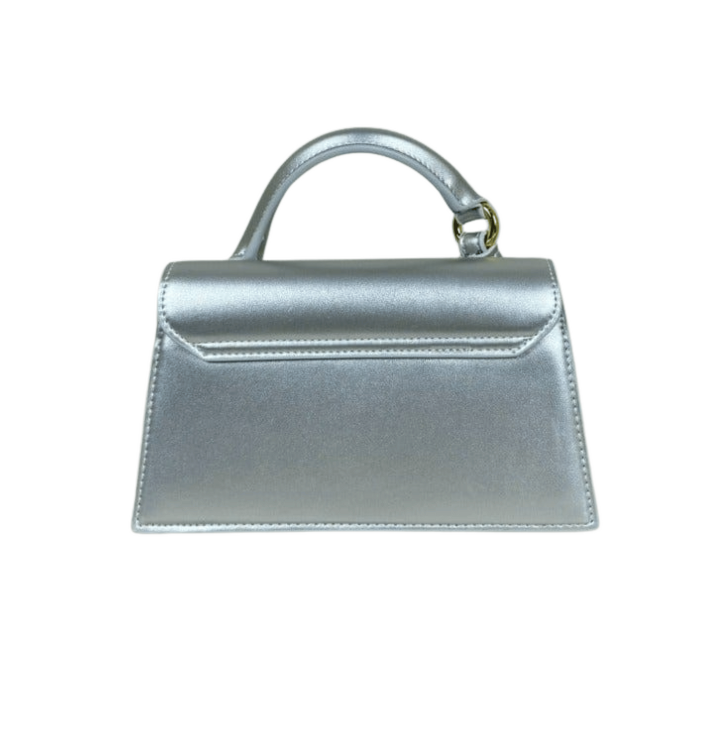 Jacquemus | Le Chiquito Long Tote Bag In A Silver-tone Metallic Leather